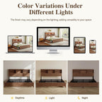 Queen Size Bed Frame with 4 Storage Drawers
