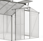 Greenhouse Jasmin 3 Aluminum Frame - 6.3 x 6.3 ft Approx. 6 mm Polycarbonate Panels