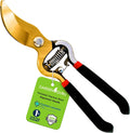 GARDEN GURU Indestructible Titanium Garden Clippers - Professional Bypass Hand Pruner Pruning Shear w Comfort Grip Handles for Gardening & Yard Work - Hardened Steel & Titanium Blade - 1 Case (60 Pcs)