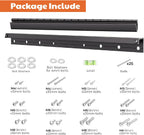 Fulifix Drywall No Stud TV Wall Mount, Studless TV Wall Mount for 32-75 Inch TVs up to 150 lbs, Max VESA 600x400mm Easy Install No Drill Drywall TVs Bracket with Bubble Level, Include All Hardware