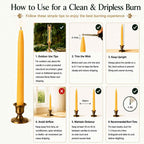12 Pack Beeswax Taper Candles,8in Pure Beeswax Candles Non Toxic,8 Hours Long Clean Burning 100% Natural Candle Sticks,Smokeless and Unscented Bees Wax Candle for Home,Prayer,Tall Tapered