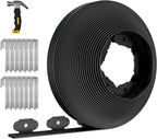 66FT Landscape Edging 2 in Tall with 70 Spikes, Garden Edging Border and 1 Hammer, Plastic Landscape Edging Border Lawn Edging for Landscaping, Flower Beds, Yard