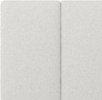 Nathan James Marissa King Size Upholstered Headboard with 6 Panels, Wall Mounted Boucle Headboard, White