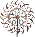 Stargarden Wind Spinners Outdoor Metal Large 360 Degrees Kinetic Wind Sculptures& Spinners Yard Art Outdoor Garden Decor