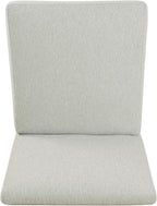 HomePop Kolbe Upholstered Dining Chair - Sustainable Gray Woven, 19.5" Seat Height, Ideal for 29-31 Inch Tables (Single Pack)