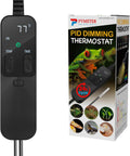 PID Dimming Thermostat Reptile with 24 Hours Cycle Timer for Reptiles Heat Lamp Heating Pad Seedling Heat Mat Temperature Controller