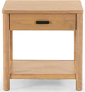 SAFAVIEH Couture Collection Jaylessa Natural 1-Drawer Nightstand Accent End Table