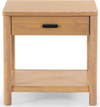 SAFAVIEH Couture Collection Jaylessa Natural 1-Drawer Nightstand Accent End Table