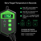 VIVOSUN Digital Heat Mat Thermostat Controller, 40–108 ºF 1000W for Reptiles, Seedlings, Germination, Incubation and Fermentation