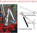 Automatic Greenhouse Ventilation Solar Thermal Roof Ventilation Automatic Window Opener, Greenhouse Roof Ventilation and Cold Frame Greenhouse Automatic Temperature Control Support Accessories(1Set)
