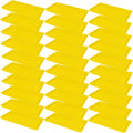 SUNPACK 10" x 20" Heavy Duty Shallow Plastic Seed Starting Tray, Yellow, 1" (Pack of 30) - Lined with Drainage Holes for Excess Water and Aeration, Ideal for Greenhouses or Indoor Gardening