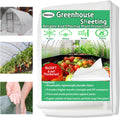 8FTx26FT Greenhouse Plastic Sheeting, 6 Mil Thick Clear Polyethylene Film, Waterproof Wind Frost Dust UV Resistant Green House Plastic Covering for Outdoor Plant, Garden, (8ft x 26ft)