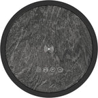 Picket House Furnishings Nebula Round Smart End Table in Black