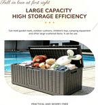 Outdoor Storage Box With Lock Slot, Package Delivery Boxes For Outside, Features Extra-large Storage Space, Deck Boxes Outdoor Waterproof, for A Wide Range Of Applications(Small)