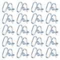 20 PCS Cross Connector Pipe Clips for 1/2" EMT Electrical Pipe(O.D. : 0.706"), Cross Conduit Clamp for Greenhouse, Awning & Fence, Tripods