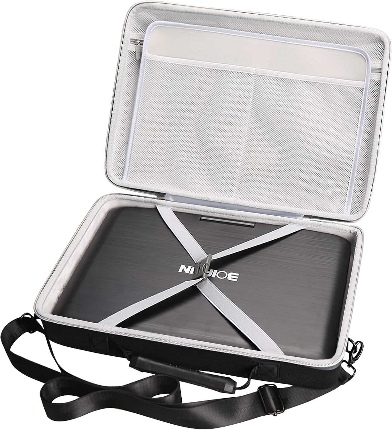Tourmate Hard Storage Case for BOIFUN/YOTON/POFOTO/PJGCWB/WONNIE 17.5" Portable DVD Player，14'' 15.5" 15.7" 16.9" With Fixed Spring Rope EVA Box (Only Case)(Only BOX)
