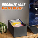 Video Game Storage Boxes, Blu-Ray Storage Boxes, Magnetic Video Game Box Protector Case, Store Up to 20 Cases – 1 Pack