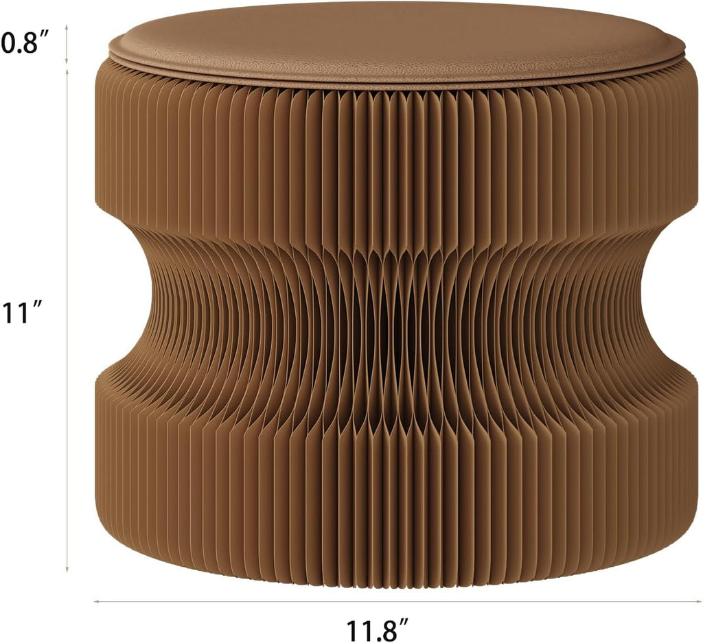 Folding Stool, 660 lbs Capacity Portable Stool, Eco-Friendly Honeycomb Design for Living Room Bedroom Apartment Temporary Event