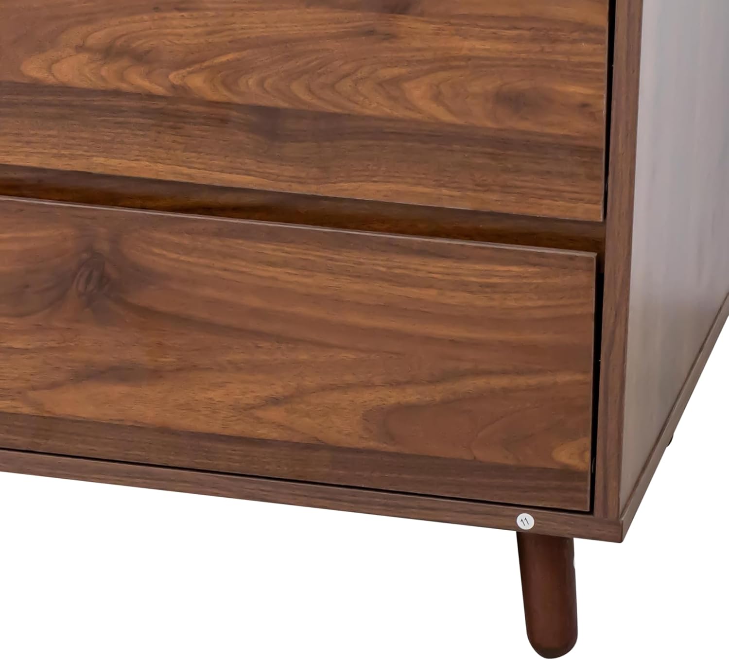 63" W Large Kitchen Pantry Cabinet, Freestanding Hutch Cabinets Storage Kitchen Cupboard with 4 Doors, 4 Drawers & Microwave Shelf, Walnut