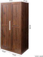 62.9" Kitchen Pantry Cabinet, Freestanding Storage Cabinet with Doors and Shelves, Buffet Sideboard for Kitchen Dining Room Living Room （Brown）