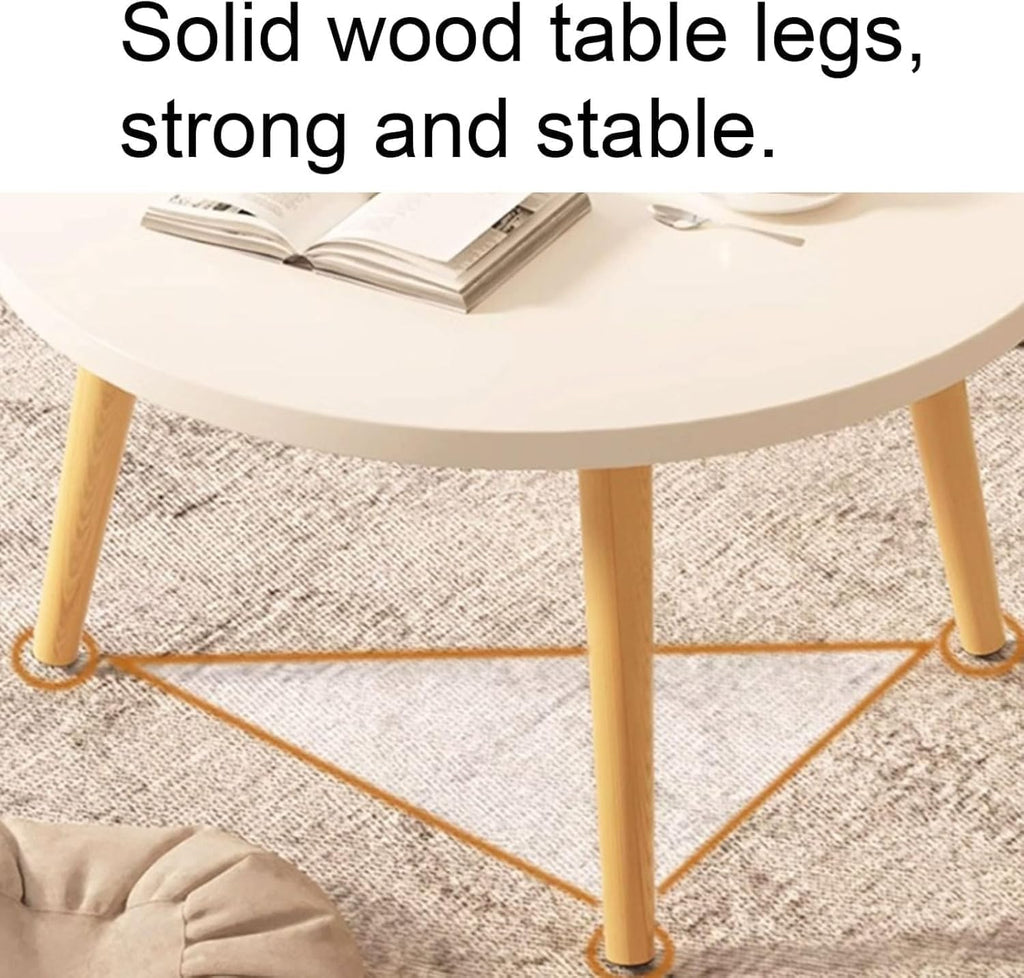 40 X 30cm Coffee Table Convenient Snack Side Table Small Round Side Table Easy to Assemble Bedside Table