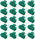 uxcell Greenhouse Clamps for 7/16inch PVC Pipe, 20pcs Greenhouse Film Clamps Shading Net Rod Clip Garden Hoops for Row Cover, Greenhouse Plastic Sheeting(Dark Green)