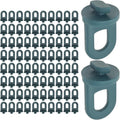 150Pcs Greenhouse Hooks Hanger Kit - Twist Clips for Aluminium Greenhouse Insulation