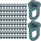 150Pcs Greenhouse Hooks Hanger Kit - Twist Clips for Aluminium Greenhouse Insulation