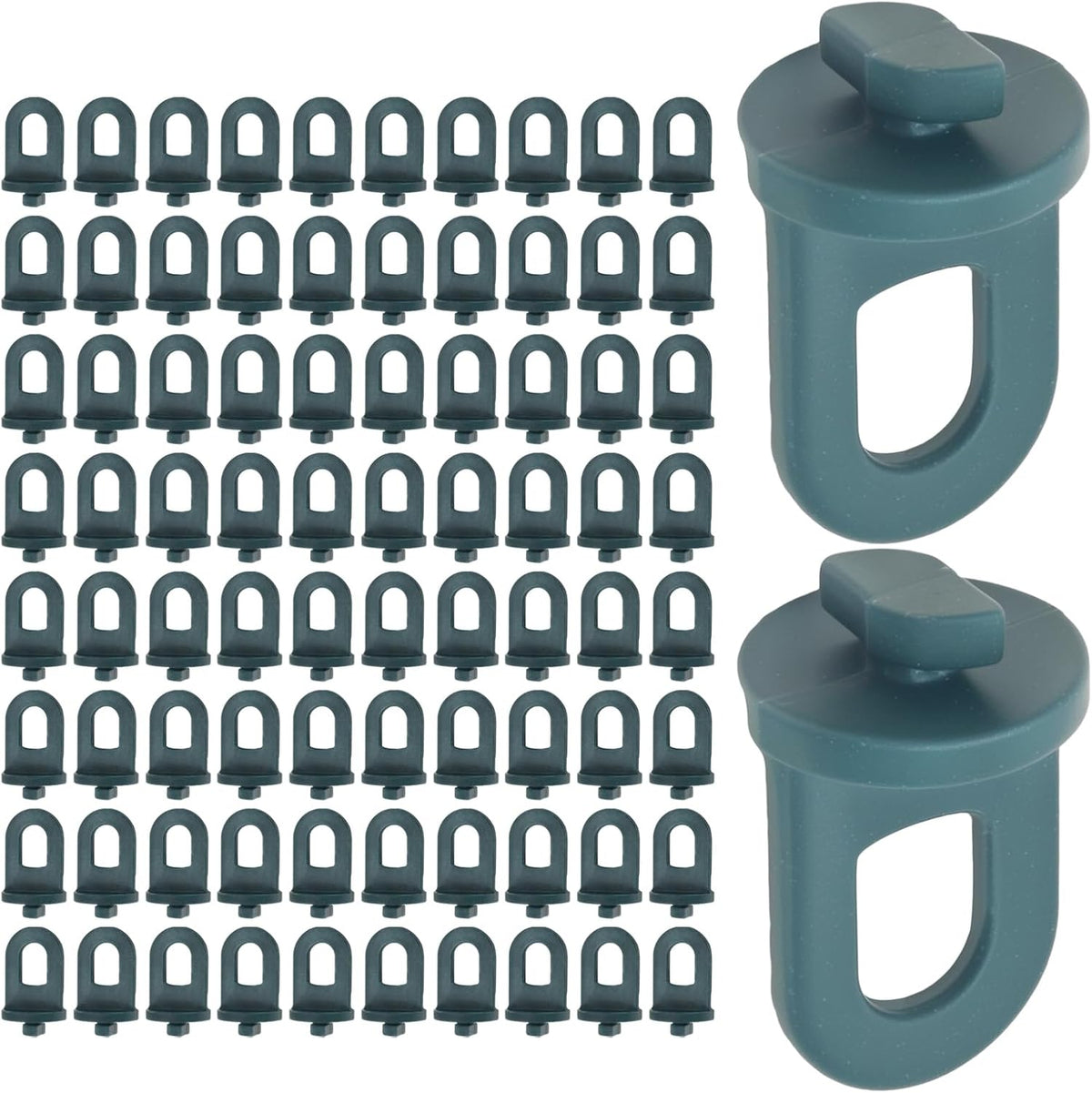 150Pcs Greenhouse Hooks Hanger Kit - Twist Clips for Aluminium Greenhouse Insulation