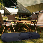 Black Camping Chair Replacement Bag, 40 x 7 x 7 Inch Folding Camp Bags with Shoulder Strap, 210D Oxford Cloth Chair Bags for Hammock Yoga Mat Poles Tent Travel Accessories