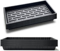 20 Pack Shallow 1020 Trays No Holes, Heavy Duty Reusable Seed Starter Flat Seedling Tray for 72/128 Cell Plug Tray, Transplant, Microgreen & Seed Germination (21"×11", 1.6" Deep, TD538)