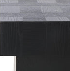 SAFAVIEH Home Collection Hamona Black Square Top Pedestal End Table