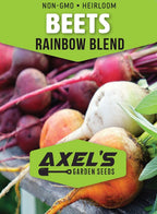 Rainbow Blend Beets for Planting – Plant & Grow Heirloom Rainbow Beets in Home Outdoor Vegetable Garden, Beta vulgaris – 1 Packet Approx 50 Seeds