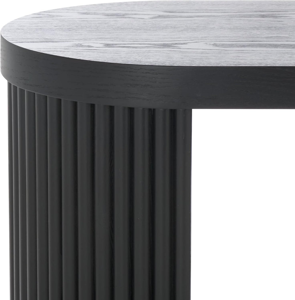 SAFAVIEH Home Collection Enoki Black Oval Top Bench