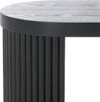 SAFAVIEH Home Collection Enoki Black Oval Top Bench