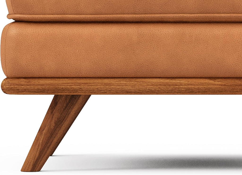 Valencia Artisan Ottoman Italian Nappa 11000 Top Grain Leather, Perfect Balance of Support and Comfort, Clean Lines, Sleek Finishes, and Thoughtfully Curated Details