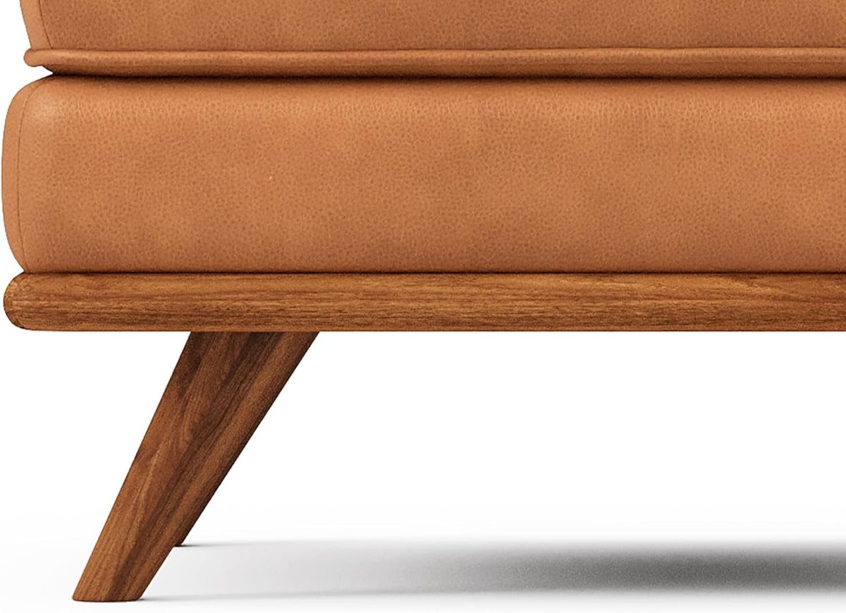 Valencia Artisan Ottoman Italian Nappa 11000 Top Grain Leather, Perfect Balance of Support and Comfort, Clean Lines, Sleek Finishes, and Thoughtfully Curated Details
