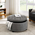 Tufted Storage Ottoman