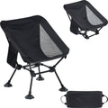 Camping Ultralight Chair,Folding Compact Chair with Anti-Sinking Large Feet and Storage Bag,Backpack Chair for Hiking,Travel,Beach