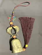 Betterdecor Traditional Lucky Feng Shui Wind Chime Bell Hanging Ornament Decoration for Protection Success Peace and Wealth (Double Carps)