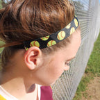 Kids Elastic Baseball Headbands, No Slip Adjustable Softball Hair Accessories Softball Headbands for Women Girls (Purple, One Size)