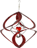 Red Carpet Studios The Original Helix Cosmix Wind Spinner, Double, Red Heart