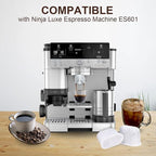 10 Pack Charcoal Water Filters Replacement Compatible with Ninja Luxe Espresso Machine ES601, Coffee Maker Accessories