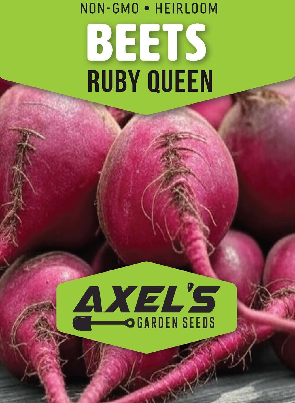 Ruby Queen Beet Seeds for Planting – Plant & Grow Heirloom Red Beets in Home Outdoor Vegetable Garden, Beta vulgaris – 2 Packets