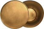 Modway Viora Metal Storage Side End Table in Burnished Brass - Modern Small Accent Table with Removable Lid
