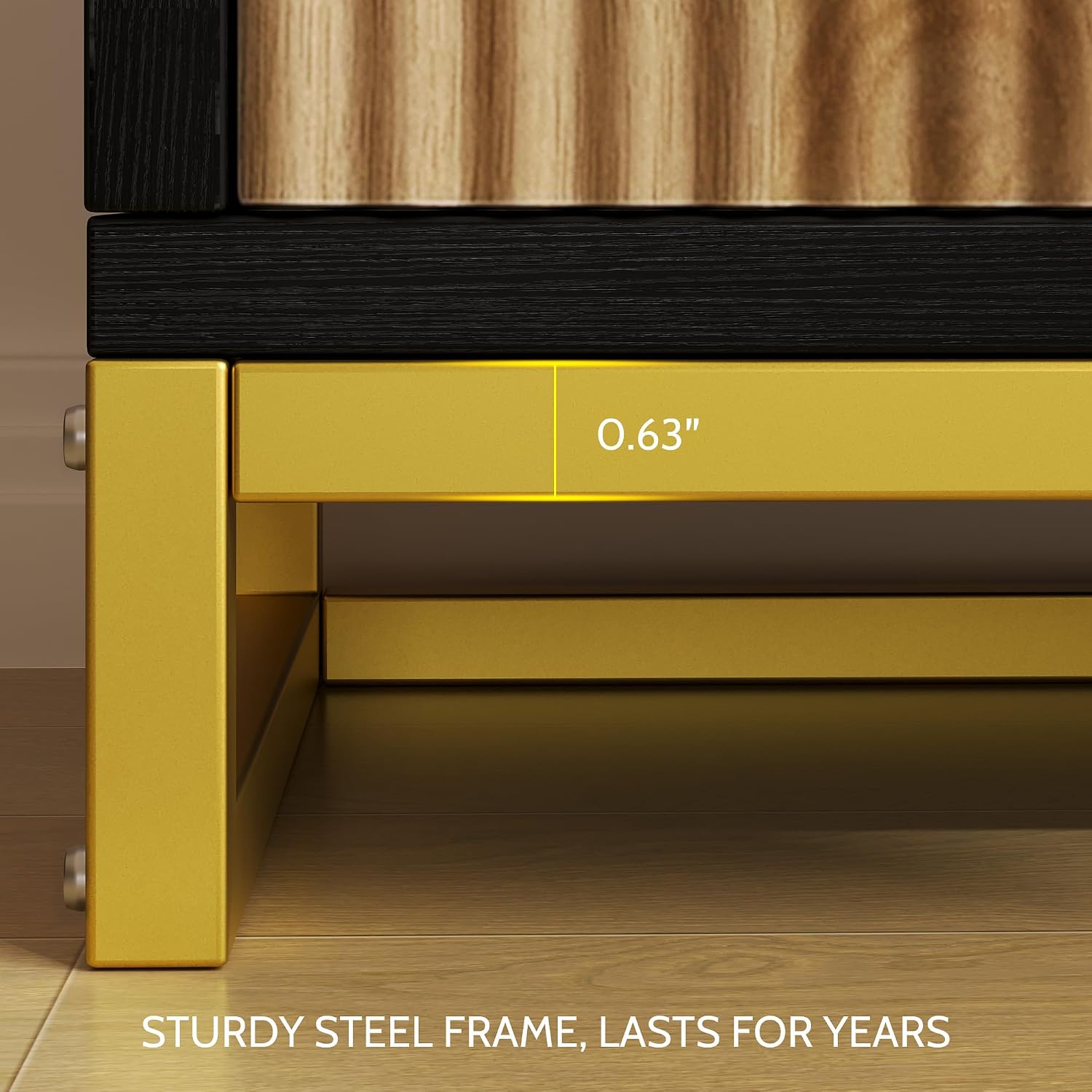 L-Shaped Shoe Storage Bench with Cushioned Seat & 2 Flip Drawer, 39'' Entryway Bench with Wave Door & Adjustable Shelves, Farmhouse Bench Cabinet for Entryway, Hallway (Natural & Black)