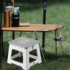 7.4'' Plastic Folding Step Stool with Carry Handle, Foldable Foot Stool | Fold Up Step Stool, Durable And Anti-Slip Base, Compact Foot Stool For Bathroom Bedroom Living Room Outdoor