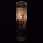 Charles Darwin Secular Saint Candle - 8.5 Inch Tall Glass Prayer Votive - Made in The USA