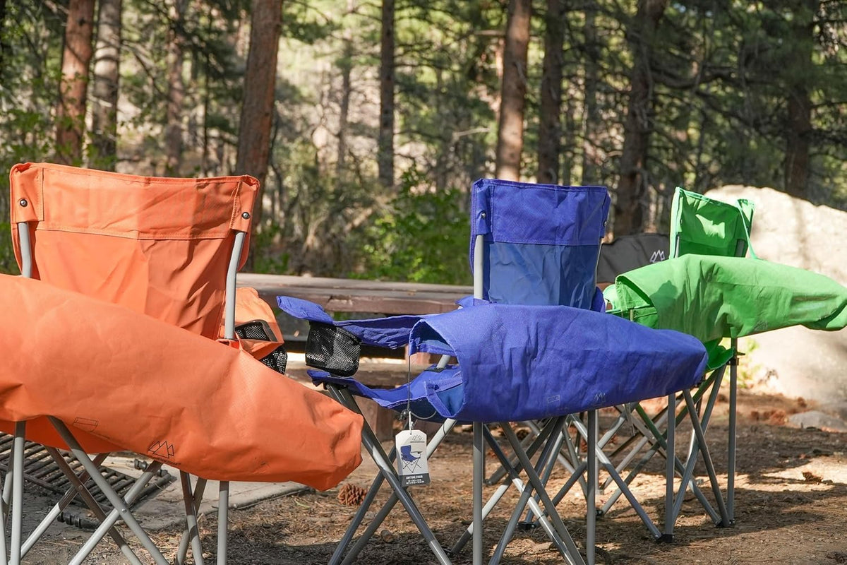 Anytime Chair for Camping, Sports, and The Outdoors w/Carry Bag, Camping Chairs for Adults, Folding Chair for Outside