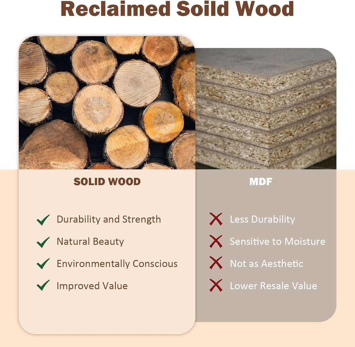 HOKYHOKY Reclaimed Solid Wood Bench-55 Entryway Bench with Storage Shelf | Farmhouse Narrow Rustic Bench, Hallway, Kitchen, Bedroom, Dining, Indoor